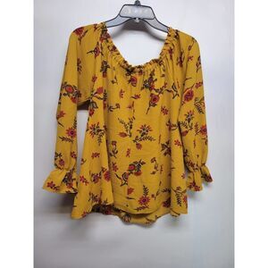 Paisley Raye Custard Flower Shirt